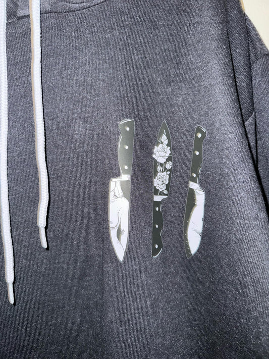 Beautiful Things are the Most Dangerous | Knife Hoodie