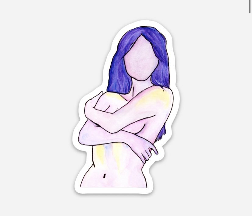 Violet Velvet sticker